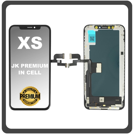 HQ OEM Συμβατό Για Apple iPhone XS (A2097, A1920) JK Premium In-Cell LCD Display Screen Assembly Οθόνη + Touch Screen DIgitizer Μηχανισμός Αφής Black Μαύρο​ (Premium A+)