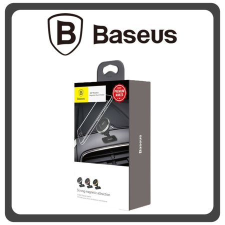 Baseus Βάση Κινητού Αυτοκινήτου 360-Degree Rotation με Μαγνήτη Gold Χρυσό