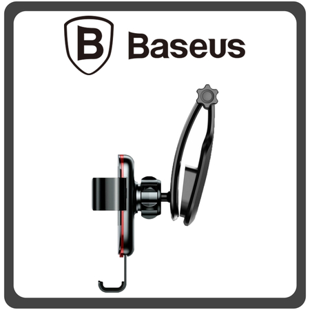 Baseus Βάση Κινητού Αυτοκινήτου Mε Ρυθμιζόμενα Άγκιστρα Metal Age Gravity Black Μαύρο