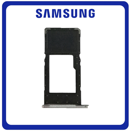 Γνήσια Original Samsung Galaxy Tab A7 Lite (SM-T220, SM-T225) SIM Card Tray + Micro SD Tray Slot Υποδοχέας Βάση Θήκη Κάρτας SIM Silver Ασημί GH81-20676A (Service Pack By Samsung)