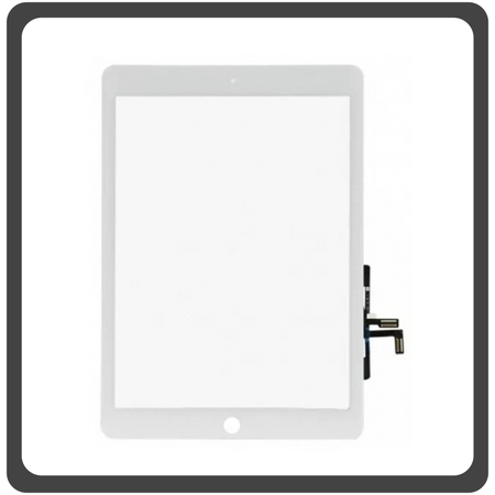 OEM HQ Apple iPad Air (A1474 A1475 A1476), iPad 9.7 (2017) (A1822, A1823, iPad6,11, iPad6,12) Touch Panel Screen Digitizer Μηχανισμός Αφής White Άσπρο (Grade AAA+++)