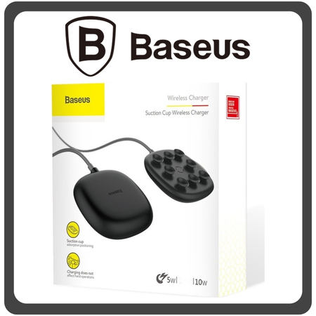 Baseus Ασύρματος Φορτιστής (Qi Pad) Black Μαύρος WXXP-01