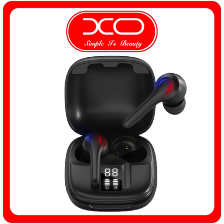 XO X8 In-ear Bluetooth Handsfree Ακουστικά με Θήκη Φόρτισης Μαύρα​