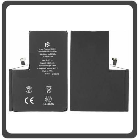 HQ OEM Συμβατό Για Apple iPhone 13 Pro MAX (A2643, A2484, A2641, A2644, A2645, iphone14,3) Prio Battery Μπαταρία Li-Ion 4352 mAh Universal APN Blister (Grade AAA+++)HQ OEM Συμβατό Για Apple iPhone 13 Pro MAX (A2643, A2484, A2641, A2644, A2645, iphone14,3) Prio Battery Μπαταρία Li-Ion 4352 mAh Universal APN Blister (Grade AAA+++)