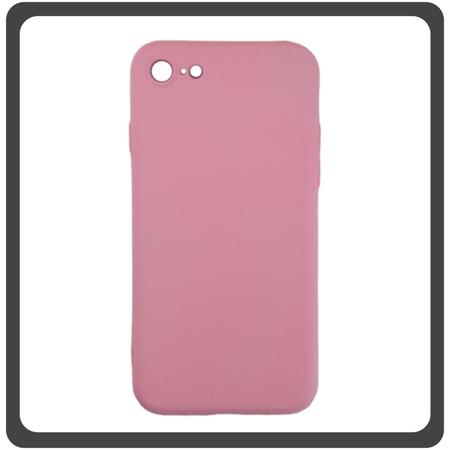 Θήκη Πλάτης - Back Cover, Silicone Σιλικόνη Pink Ροζ For iPhone 7/8/SE 2020/SE 2022