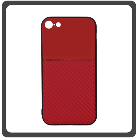 Θήκη Πλάτης - Back Cover, Silicone Σιλικόνη Red Κόκκινο Elegance For iPhone 7/8/SE 2020/SE 2022