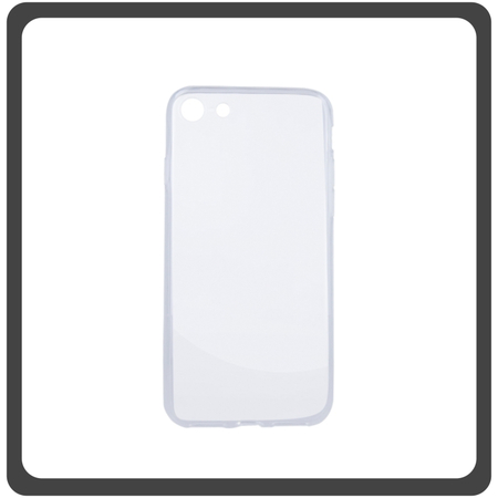 Θήκη Πλάτης - Back Cover, Silicone Σιλικόνη Transparent Διάφανο 1 mm For iPhone 7 /8 /SE 2020