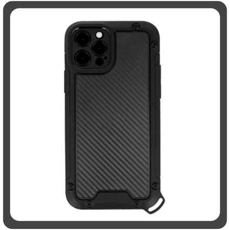 ​Θήκη Πλάτης - Back Cover, Silicone Σιλικόνη Hybrid Black Μαύρο For iPhone 13 Pro Max