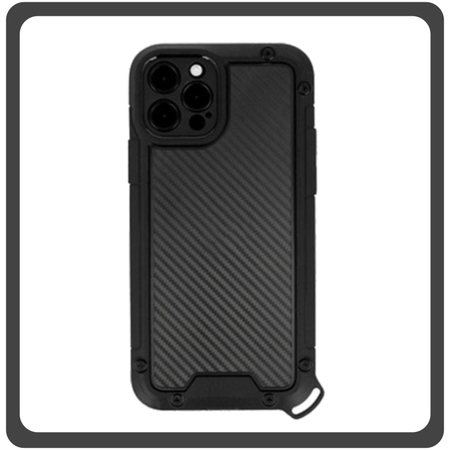 Θήκη Πλάτης - Back Cover, Silicone Σιλικόνη Hybrid Black Μαύρο For iPhone 13 Pro