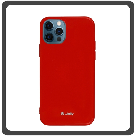 Jelly Θήκη Πλάτης - Back Cover, Silicone Σιλικόνη TPU Red Κόκκινο For iPhone 13 Pro