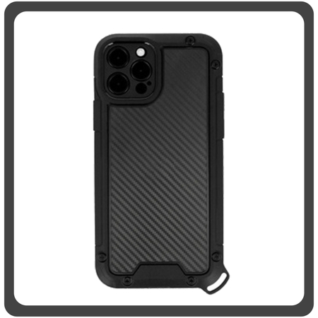 Θήκη Πλάτης - Back Cover, Silicone Σιλικόνη Hybrid Black Μαύρο For iPhone 13