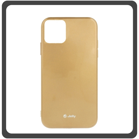 Jelly Θήκη Πλάτης - Back Cover, Silicone Σιλικόνη TPU Gold  Χρυσό For iPhone 13 Mini