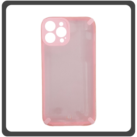 Θήκη Πλάτης - Back Cover, Silicone Σιλικόνη Armor Hybrid Pink Ροζ For iPhone 13 Pro Max