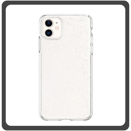 Θήκη Πλάτης - Back Cover, Silicone Σιλικόνη TPU Crystal Glitter Silver Ασημί For iPhone 13 Mini