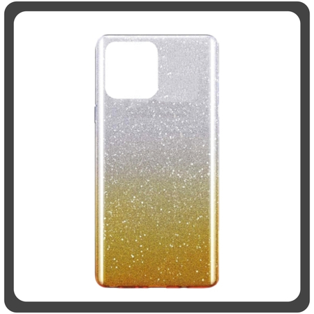 Θήκη Πλάτης - Back Cover, Silicone Σιλικόνη Glitter Powder Gold Χρυσό For iPhone 13 Pro Max