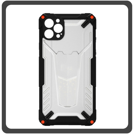 Θήκη Πλάτης - Back Cover, Silicone Σιλικόνη Hybrid TPU Black Μαύρο For iPhone 12 Pro Max