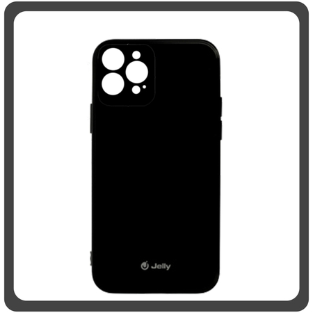Jelly Θήκη Πλάτης - Back Cover, Silicone Σιλικόνη 360 TPU Black Μαύρο For iPhone 12 Pro Max