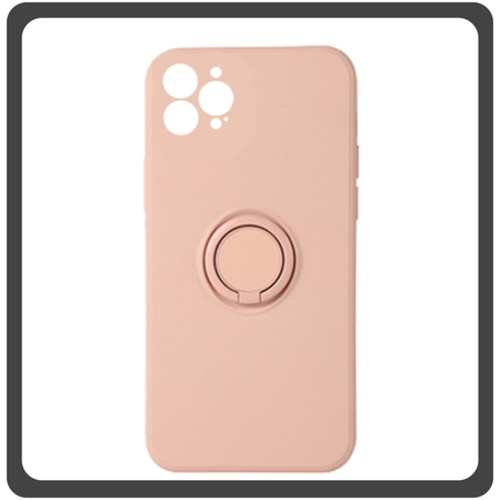 Vennus Θήκη Πλάτης - Back Cover, Silicone Σιλικόνη TPU Pink Ροζ For iPhone 12 Pro Max