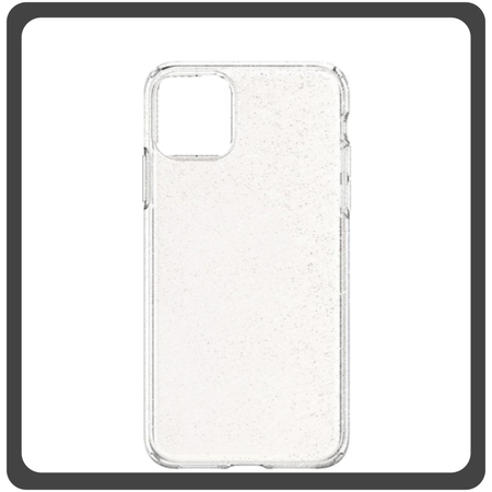 Θήκη Πλάτης - Back Cover, Silicone Σιλικόνη TPU Glitter Silver Ασημί For iPhone 12 Pro Max