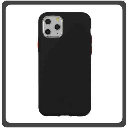 Θήκη Πλάτης - Back Cover,Solid Silicone Σιλικόνη TPU Black Μαύρο For iPhone 11 Pro