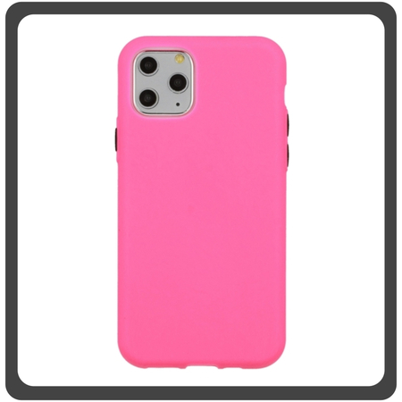 Θήκη Πλάτης - Back Cover, Solid Silicone Σιλικόνη TPU Fuchsia Φούξια For iPhone 11 Pro