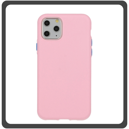 Θήκη Πλάτης - Back Cover, Solid Silicone Σιλικόνη TPU Pink Ροζ For iPhone 11 Pro
