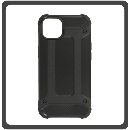 Θήκη Πλάτης - Back Cover, Silicone Σιλικόνη Armor Carbon Hybrid TPU Black Μαύρο For iPhone 11 Pro Max