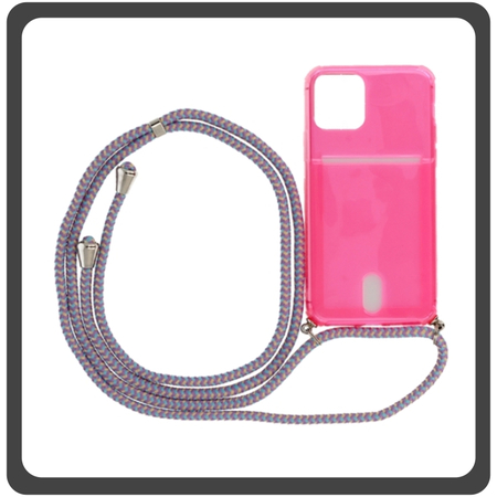 Θήκη Πλάτης - Back Cover, Silicone Σιλικόνη Strap TPU Pink Ροζ For iPhone 11