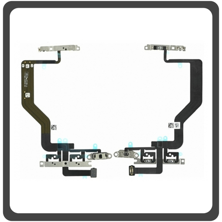 HQ OEM Συμβατό Για Apple iPhone 12 Mini  (A2399, A2176, A2398, A2400, A2399, iPhone13,1) Power Key Flex Cable On/Off + Volume Key Buttons Καλωδιοταινία Πλήκτρων Εκκίνησης + Έντασης Ήχου (Grade AAA+++)