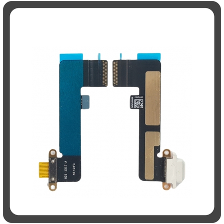 HQ OEM Συμβατό Για Apple iPad mini (A1432, iPad2,5) Charging Dock Connector Flex Sub Board, Καλωδιοταινία Υπό Πλακέτα Φόρτισης White Άσπρο (Grade AAA+++)