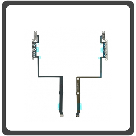 HQ OEM Συμβατό Για Apple iPhone 11Pro Max (A2218, A2161, A2220, iPhone12.5) Volume Key Buttons Flex Καλωδιοταινία Έντασης Ήχου + Switch Key (Grade AAA+++)