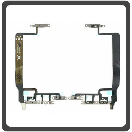 HQ OEM Συμβατό Για Apple iPhone 13 Pro, iPhone13 Pro (A2638, A2483, A2636, A2639, A2640, iPhone14,2) Power Key Flex Cable On/Off + Volume Key Buttons Καλωδιοταινία Πλήκτρων Εκκίνησης + Έντασης Ήχου (Grade AAA+++)