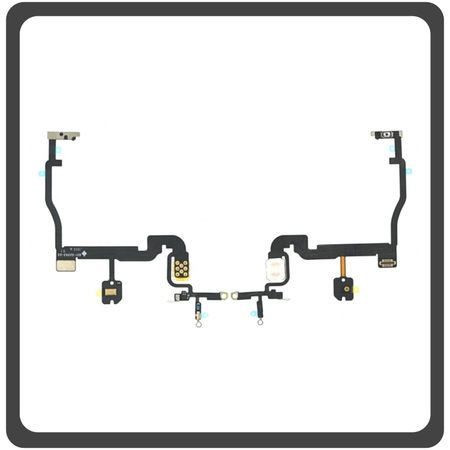 HQ OEM Συμβατό Για Apple iPhone 11 Pro Max, iPhone 11Pro Max, iPhone11 ProMAx (A2218, A2161, A2220, iPhone12.5) Power Button On/Off + Flash Light Φλας (Premium A+​)
