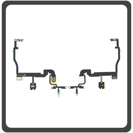 HQ OEM Συμβατό Για Apple iPhone 11 Pro Max, iPhone 11Pro Max, iPhone11 ProMAx (A2218, A2161, A2220, iPhone12.5) Power Button On/Off + Flash Light Φλας (Grade AAA+++)