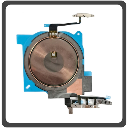 Γνήσια Original Apple iPhone 13 Pro Max, iPhone 13 ProMax (A2643, A2484, A2641) Wireless Charging Coil + Power Button On/Off + Volume Flex Cable Ασύρματος Φορτιστής Καλωδιοταινία Έντασης Ήχου