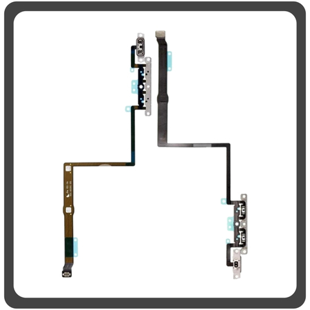 Γνήσια Original Apple iPhone 11 Pro, iPhone 11Pro (A2215, A2160, A2217, iPhone12,3) Volume Key Buttons Flex Καλωδιοταινία Έντασης Ήχου With Metal Bracket