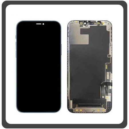 Original Γνήσια IPhone 12 Pro Max, Iphone12 Pro Max (A2411) Super Retina XDR OLED LCD Display Screen Οθόνη + Touch Screen Digitizer Μηχανισμός Αφής Black Μαύρο (Pulled By Foxconn)