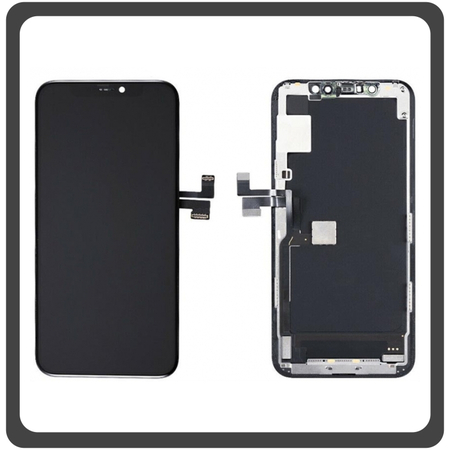 OEM HQ IPhone 11 Pro , Iphone11 Pro (A2215 A2160 A2217) Hard OLED LCD Display Screen Οθόνη + Touch Screen Digitizer Μηχανισμός Αφής Black Μαύρο (Grade AAA+++)