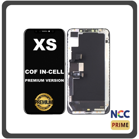HQ OEM Συμβατό Για Apple iPhone XS, iPhoneXS (A2097, A1920, A2100, A2098, Phone11,2) NCC Premium Version COF In-Cell LCD Display Screen Assembly Οθόνη + Touch Screen Digitizer Μηχανισμός Αφής Black Μαύρο (Grade AAA+++)