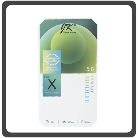 HQ OEM Συμβατό Για Apple iPhone X (A1865, A1901, A1902) JK Premium In-Cell LCD Display Screen Assembly Οθόνη + Touch Screen Digitizer Μηχανισμός Αφής Black Μαύρο (Premium A+)