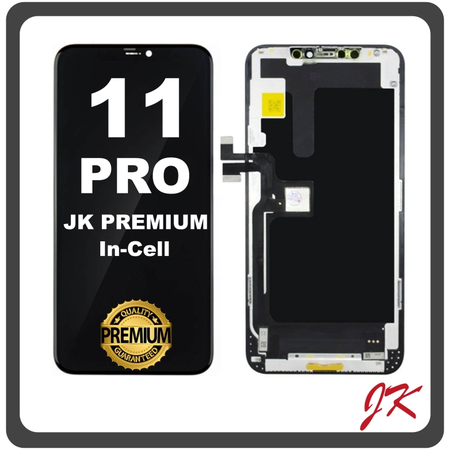 HQ OEM Συμβατό Για Apple iPhone 11 Pro (A2215, A2160, A2217, iPhone12,3) JK Premium In-Cell LCD Display Screen Assembly Οθόνη + Touch Screen Digitizer Μηχανισμός Αφής Black Μαύρο (Premium A+)