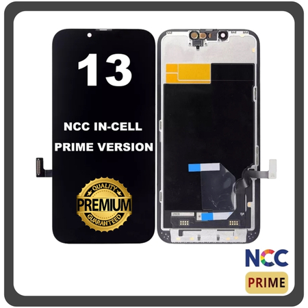 HQ OEM Συμβατό Για Apple iPhone 13 (A2633, A2482) NCC In-Cell Prime Version LCD Display Screen Assembly Οθόνη + Touch Screen DIgitizer Μηχανισμός Αφής Black Μαύρο (Premium A+)