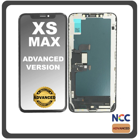 HQ OEM Συμβατό Για Apple iPhone XS Max (A1921, A2101) NCC In-Cell Advanced Version LCD Display Screen Assembly Οθόνη + Touch Screen Digitizer Μηχανισμός Αφής + Frame Bezel Πλαίσιο Σασί Black Μαύρο (Premium A+)