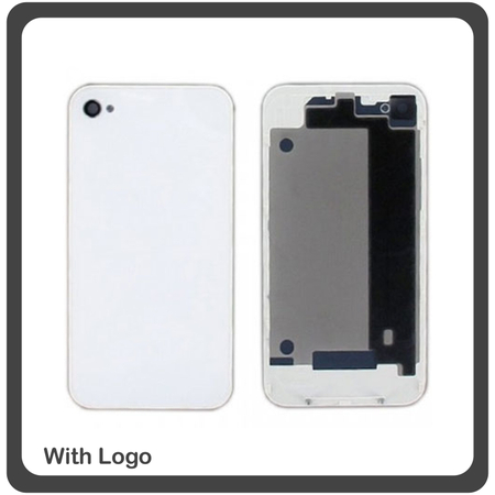 HQ OEM Iphone 4g Battery cover Καπάκι Μπαταρίας white