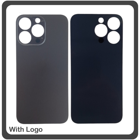 HQ OEM Συμβατό Με Apple iPhone 13 Pro, iPhone 13Pro (A2638, A2483, A2636, A2639) Aftermarket Rear Back Battery Cover with Camera Big Hole Πίσω Κάλυμμα Πλάτη Καπάκι Μπαταρίας Graphite Μαύρο (Premium A+​)