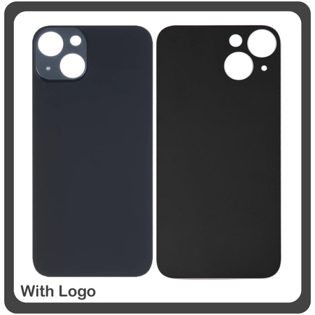 HQ OEM Συμβατό Με Apple iPhone 14, iPhone14 (A2882, A2649), Premium Aftermarket Rear Back Battery Cover with Camera Big Hole Πίσω Κάλυμμα Πλάτη Καπάκι Μπαταρίας Midnight Μαύρο (Premium A+​)