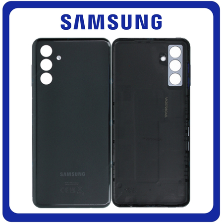 Γνήσια Original Samsung Galaxy A04S (SM-A047F, SM-A047F/DS) Rear Back Battery Cover Πίσω Κάλυμμα Καπάκι Πλάτη Μπαταρίας Black Μαύρο GH82-29480A (Service Pack By Samsung)