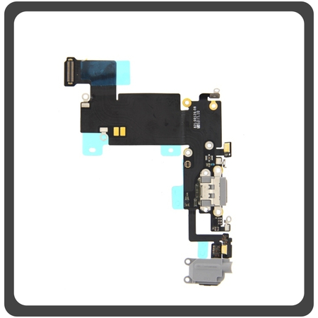 HQ OEM Iphone 6S Plus Dock Charge Connector flex and Headphone Jack Καλωδιοταινία φόρτισης & Υποδοχή Ακουστικών Black