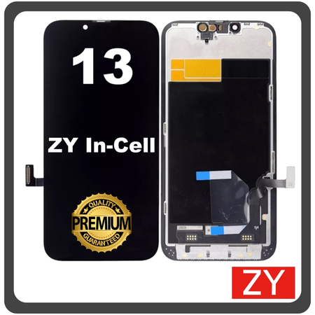 HQ OEM Συμβατό Με Apple iPhone 13, iPhone13 (A2633, A2482, A2631) ZY In-Cell LCD Display Screen Assembly Οθόνη + Touch Screen Digitizer Μηχανισμός Αφής Black Μαύρο (Premium A+)HQ OEM Συμβατό Με Apple iPhone 13, iPhone13 (A2633, A2482, A2631) ZY In-Cell LCD Display Screen Assembly Οθόνη + Touch Screen Digitizer Μηχανισμός Αφής Black Μαύρο (Premium A+)