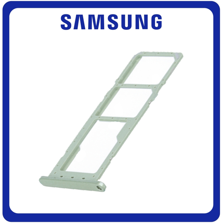 Γνήσια Original Samsung Galaxy A14 4G, (SM-A145F, SM-A145F/DSN) Sim tray + MicroSD tray Υποδοχέας Βάση Θήκη Κάρτας SIM Green Πράσινο GH81-23523A (Service Pack By Samsung)